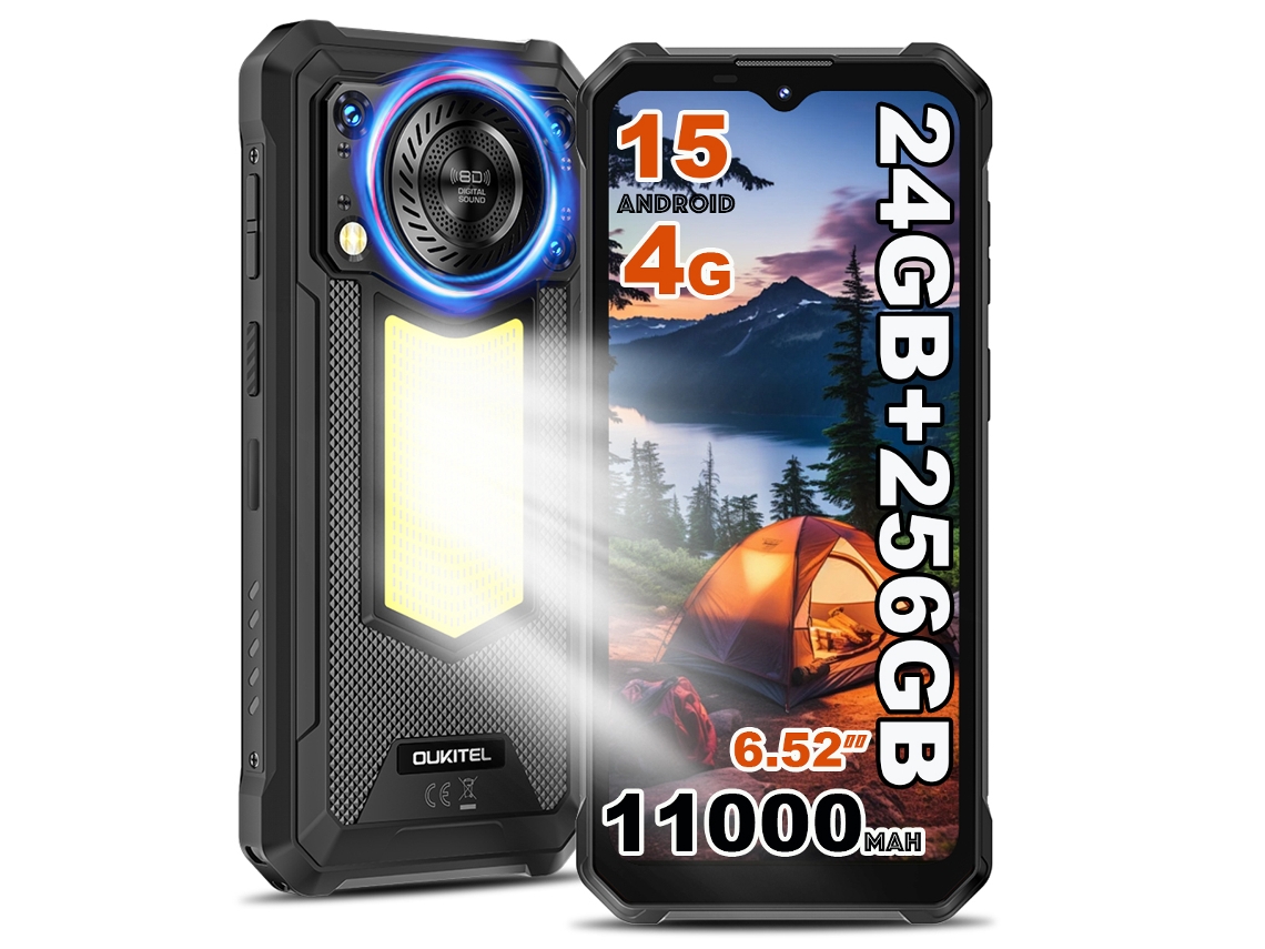 Wp53 Pro 4g Robusto 11000mah 8+256gb 50mp 6.52" Nfc Android 15 OUKITEL