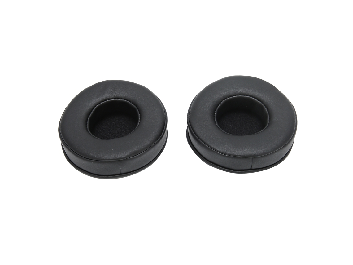 Almofadas Substituição para Fones de Ouvido Estéreo Universal 80mm Couro Artificial Macio S/MARCA