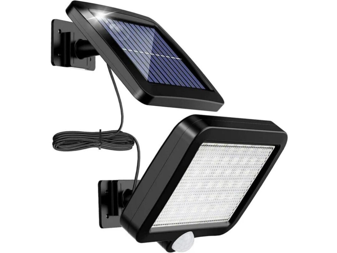 Luz Solar Sensor Movimento 56 Led Ip65 Versailles