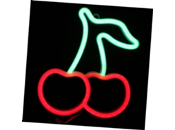 Luminária De Led Neon Em Formato De Cereja Para Decoração De Ambientes Lâmpada Neon Em Formato De Gokoco