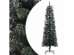 Vidaxl Árvore De Natal Artificial Fina Com Suporte 150 Cm Pvc Verde