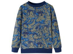 Sweatshirt Para Criança Cor Caqui 104