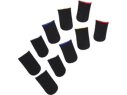 Kit Com 10-protetores De Dedos Para Jogos Tela Sensível Ao Toque, Protetores De Dedos Para Jogos, Protetores De Dedos