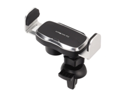Suporte Universal Para Telefone Carro Prata Rotativo