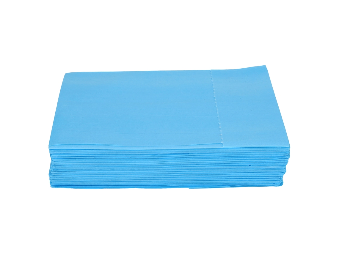 20 Piezas De Lençóis Descartáveis Impermeáveis Para Mesa De Massagem Spa Azul