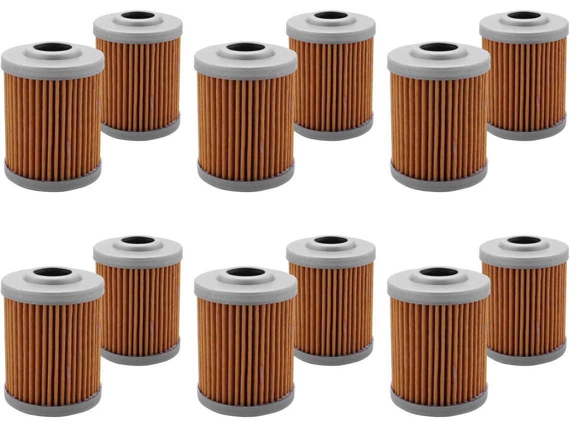 Conjunto de 12 Filtros de Combustível para Motor de Popa SFUSHOS (16901 zy3 003 115130135150175200225)