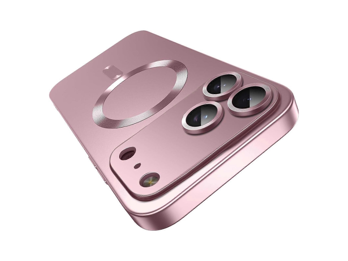 Capa Magsafe Ultrafina Em Tpu Metálico Com Película Protetora Para Lente Para Iphone 15 Plus