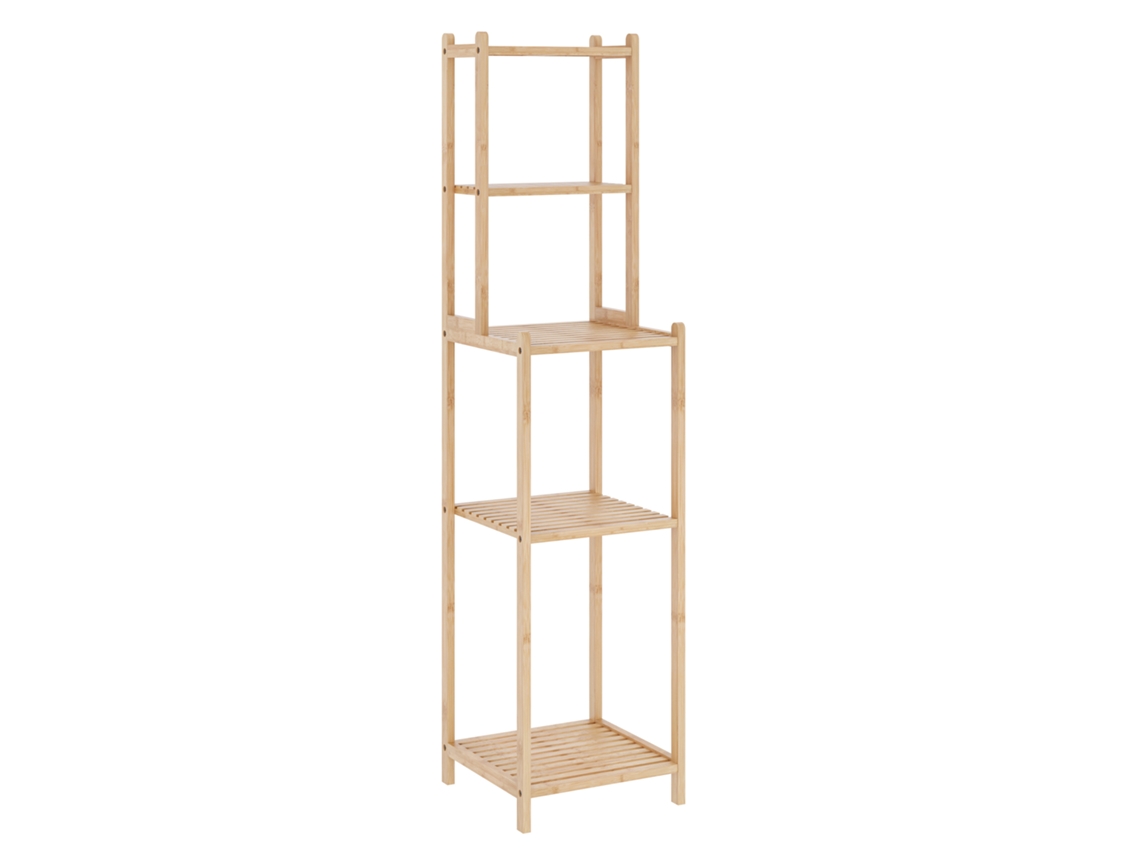 Estante De Casa De Banho Anun Bambu 128x30x30cm - Natural [EN.CASA]
