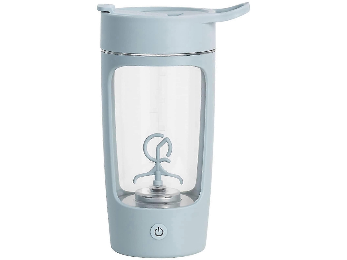 Garrafa Shaker de Proteína 2025 com Misturador Automático Tipo c, Copo Portátil de 1200mah para Proteína em Pó e Café TAISHENGDA (azul)