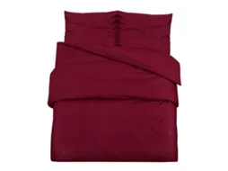 Duvet Cover Set, Duvet Cover Sets Vidaxl Vermelho Microfibra (200 X 200 Cm + 60 X 70 Cm)