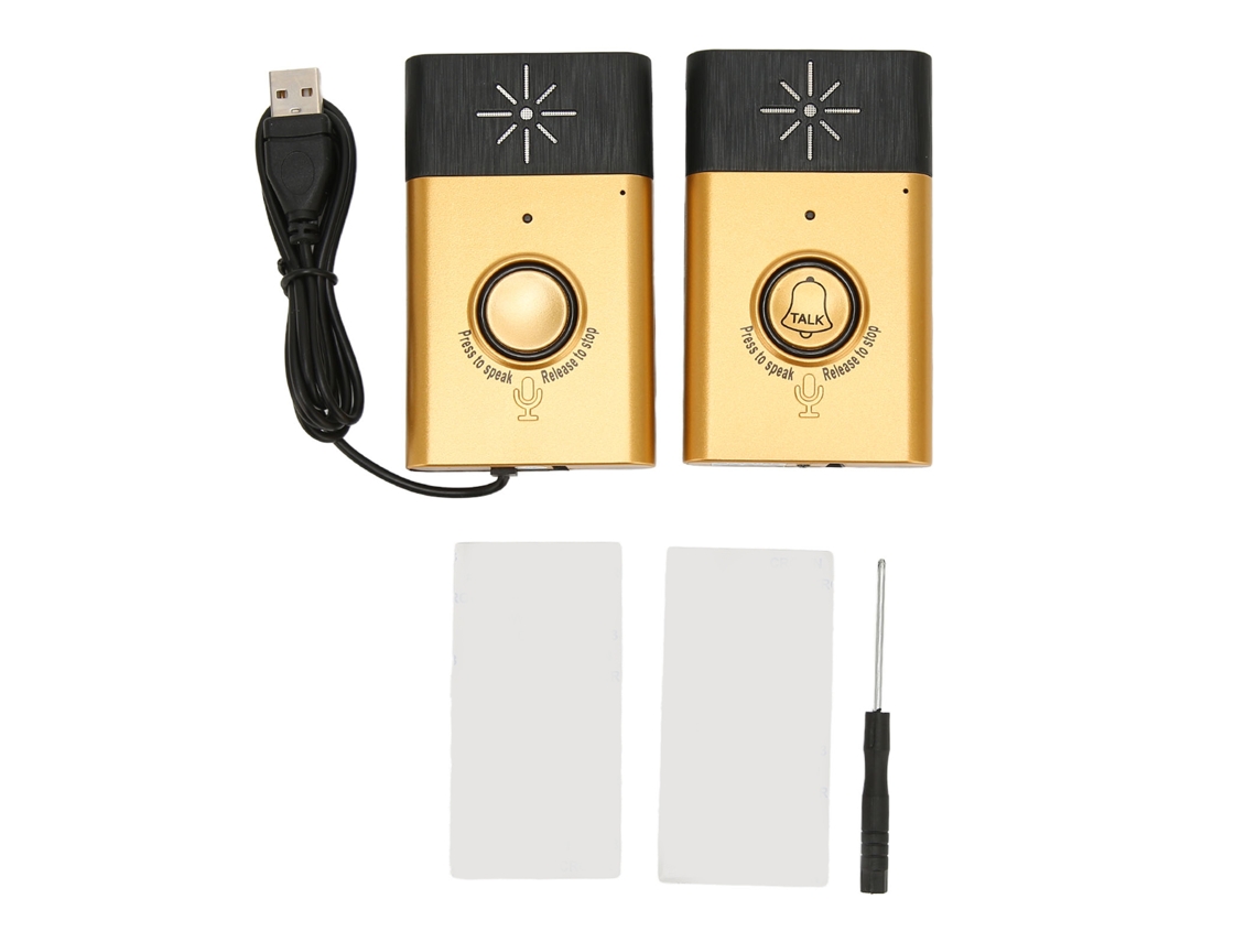 Campainha De Intercomunicação Sem Fio, Receptor E Transmissor De Chamadas De Voz, Sistema De Segurança Residencial Inteligente H6 Slowmoose