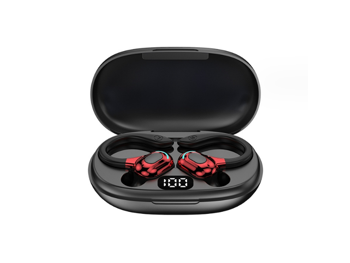 Auriculares YIZHOOD Bluetooth Vermelho
