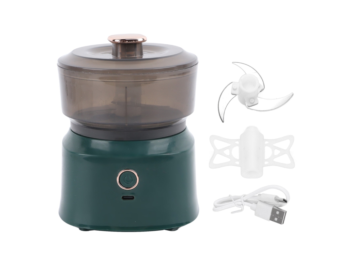 Picador Elétrico De Carne, Verde, Carregamento Usb, Alho Esmagador, De Vegetais, Acessório De Cozinha