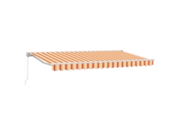 Conjunto 1 Toldo Retrátil Vidaxl Amarelo Alumínio (400 X 200 Cm)