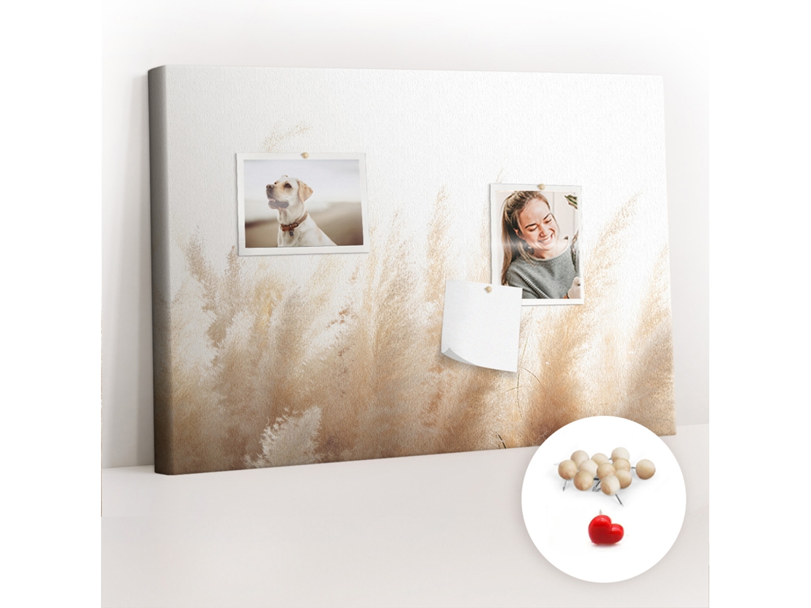 Painel De Cortiça Para Parede Abstração De Trigo Para O Corredor Espelharte (60x40 Cm)