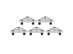 Conjunto de 5 peças de pedras de ignição de tripla faísca para pistola de soldagem elétrica de tripla faísca.
