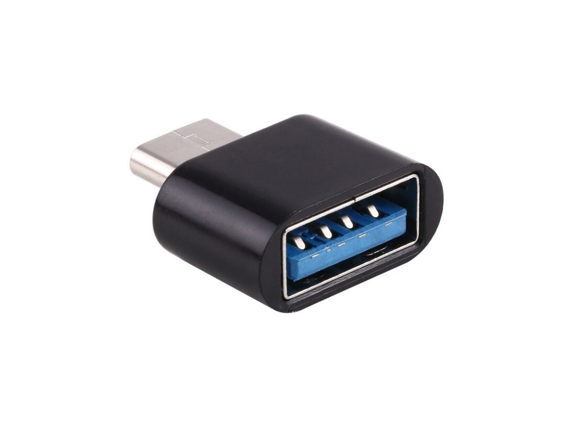 Adaptador Otg, Compatível com Usb 2.0 e Usb c, Preto AOZORZ