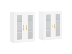 Parede Móveis 2 Peças Derivado da Madeira Branco MAISON EXCLUSIVE
