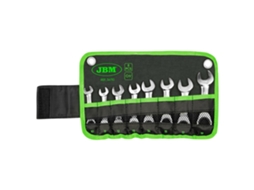 Set De 8 Llaves Combinadas Cortas Con Trinquete Jbm
