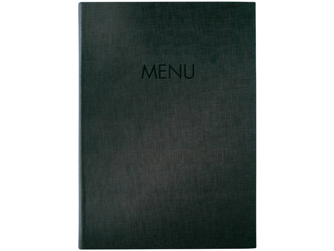 Pasta de Menu SIGEL Menu Din A4 Antracite