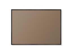 Magnetic Glass Board Brown Color For The Hall Espelharte (100x70 Cm)