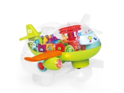 Mali brinquedo de Avião Infantil com Luzes Música Rodas Universais para Crianças Meninos Meninas
