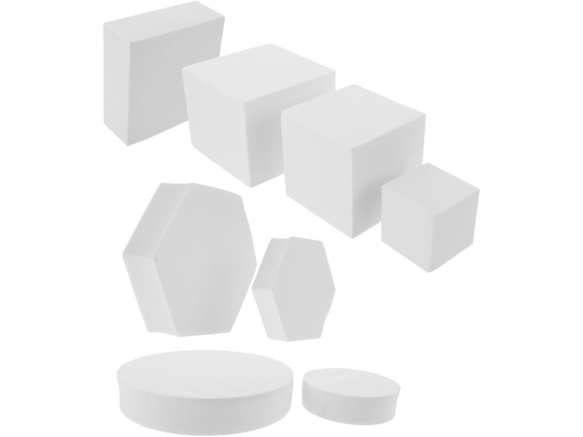 Conjunto de 8 Peças de Acessórios Fotográficos em Espuma Sólida com Formato de Cubo Geométrico Estéreo. SFUSHOS