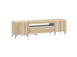 Vidaxl Gabinete De Tv Led Carvalho Sonoma Derivados De Madeira