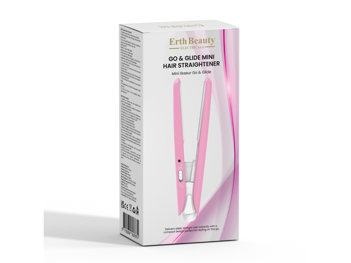 Mini Modelador De Cabelo Straight Fix Preto