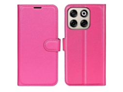 Capa De Celular De Couro Com Flip Horizontal E Textura De Lichia Com Suporte