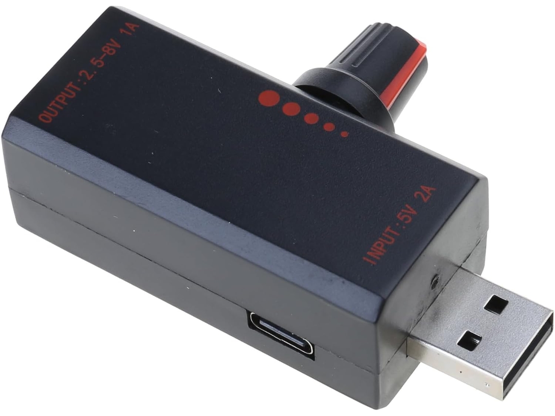 Controlador De Velocidade De Ventilador Usb 5v 2a Com Ajuste Contínuo