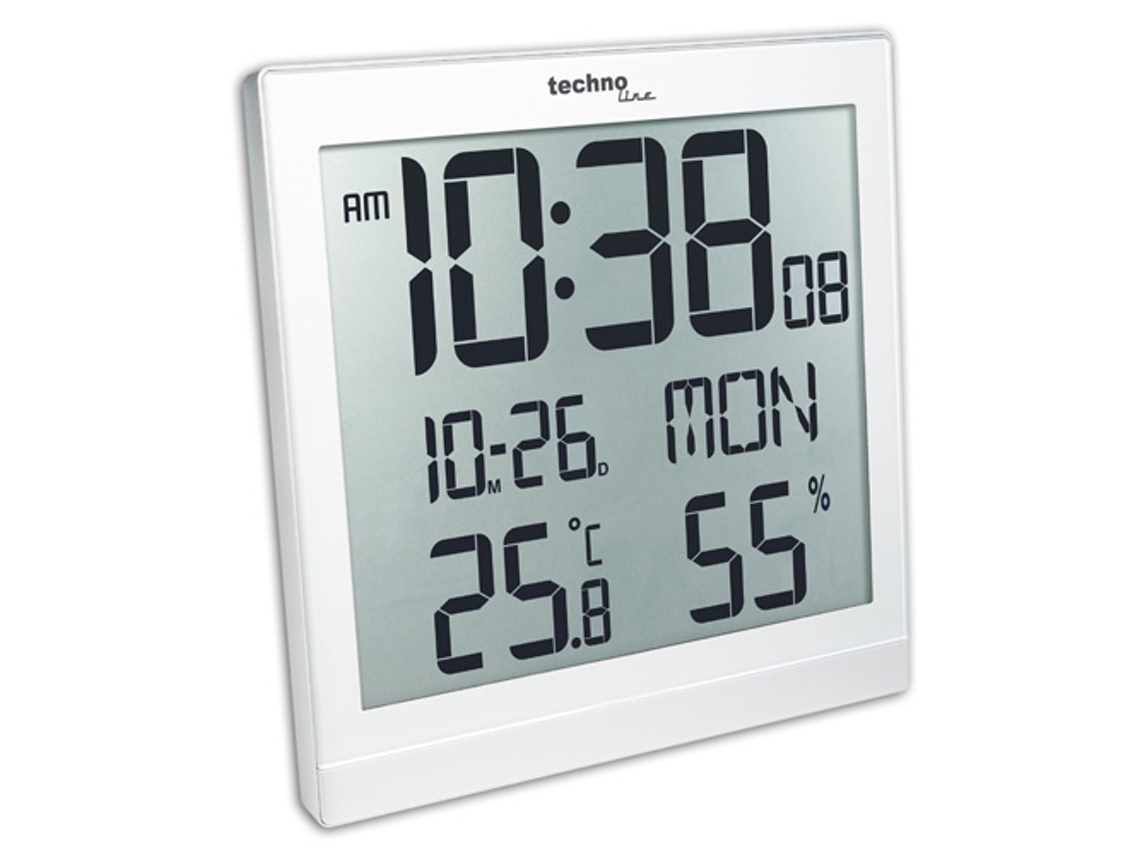 Relógio de Mesa TECHNOLINE WS 8015 (Branco)