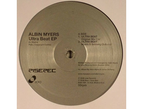 Vinil Ultra Beat Ep Rise