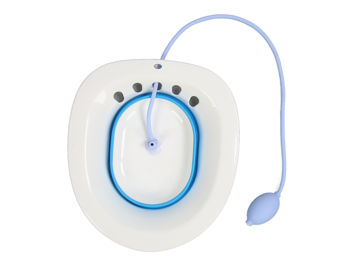 Banheira de assento plegável multifuncional Pp silicone para hemorróides cuidados pós parto azul S/MARCA