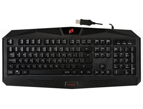 Teclado Gaming NPLAY Control 3.0 (Membrana - Português ...