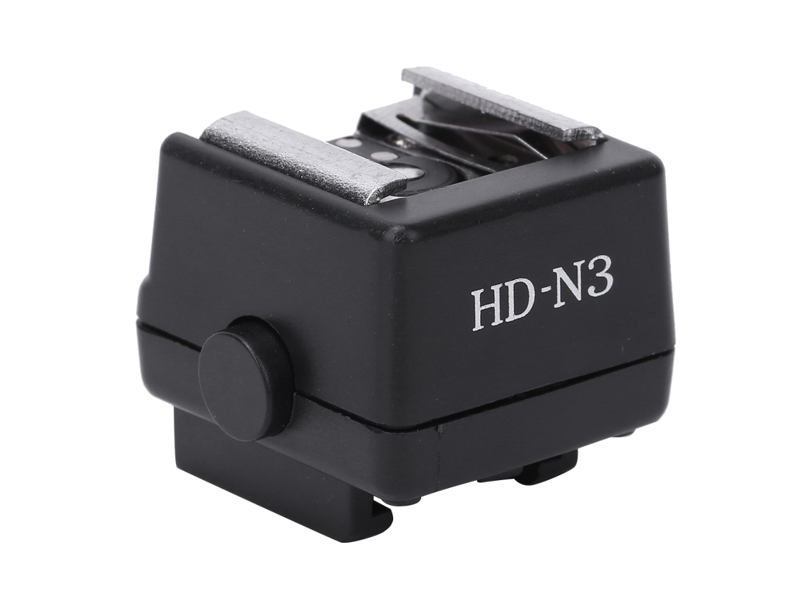 Adaptador de sapata para flash HD-N3 PC para câmera de vídeo LAXISCREED