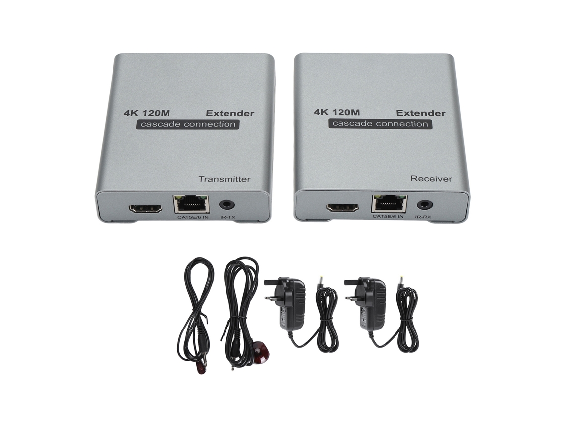 Extensor Kvm Ip Com Extensão De Vídeo Hd E Conexão Usb