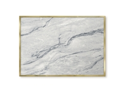 Quadro magnético de parede com efeito mármore elegante para quarto Espelharte (100x70 cm)