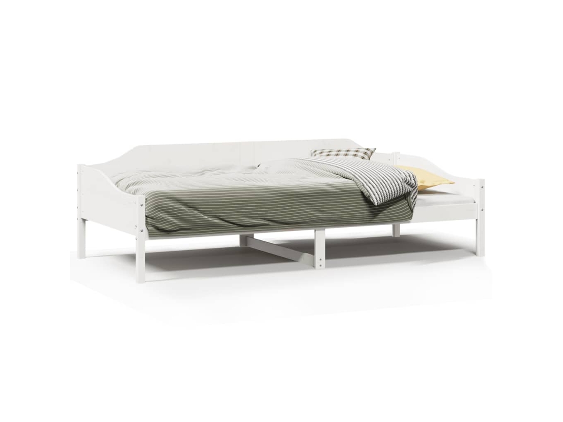 Bed Frame, Bed Frames Vidaxl Branco Madeira De Pinho (90 X 190 Cm)