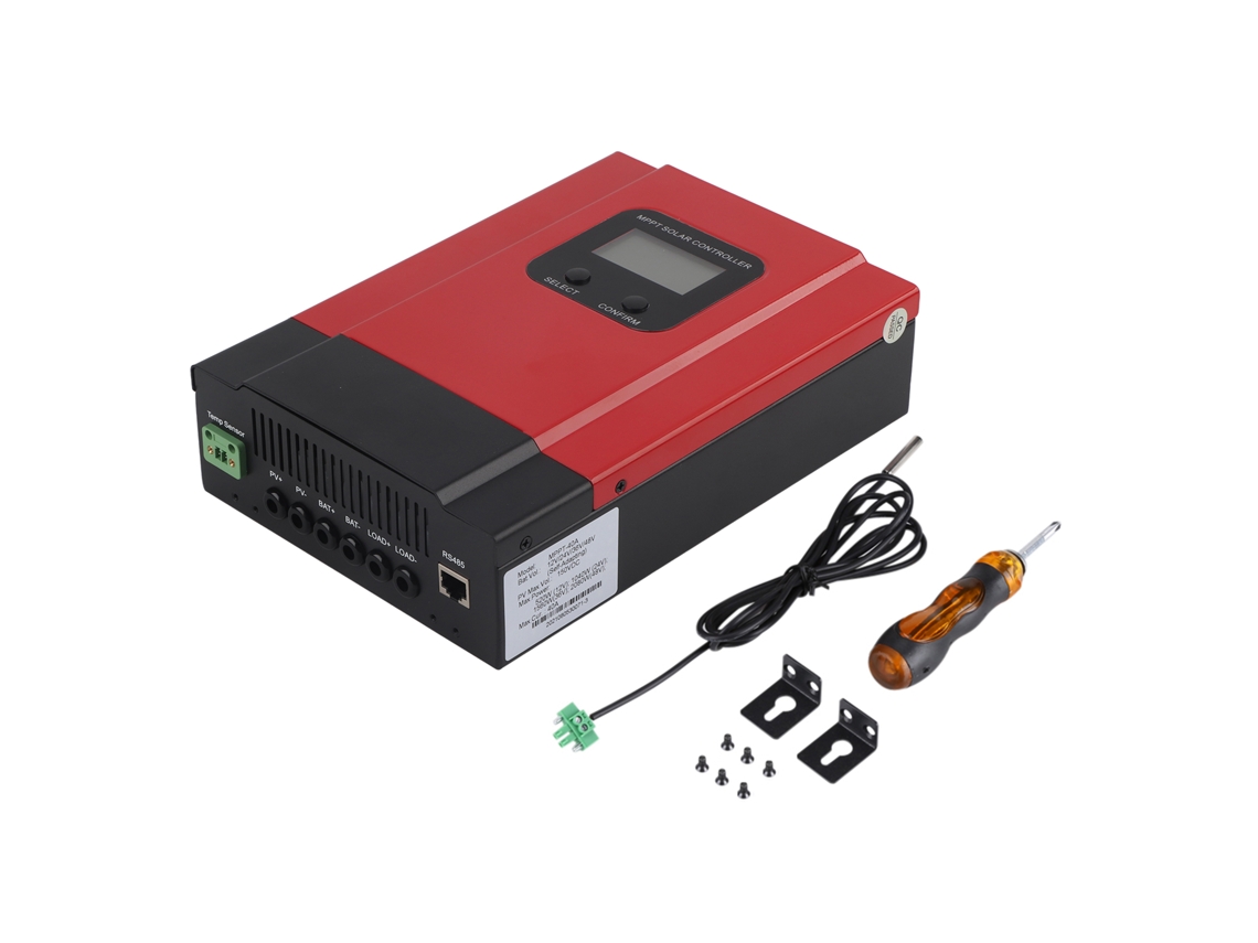 Laxiscreed Controlador Solar Mppt 40a, Atualizado Para Multivoltagem E Alta Eficiência
