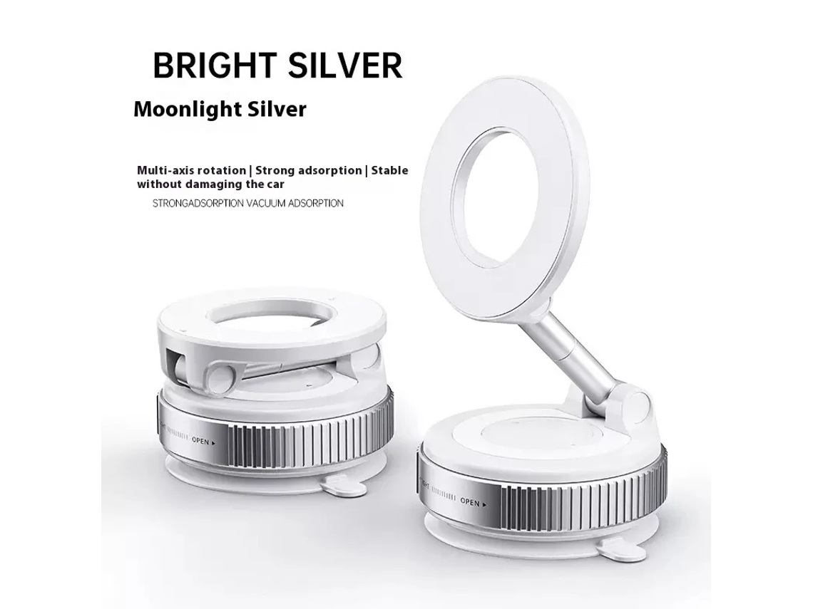 Suporte Magnético Giratório 360° Para Carro Com Ventosa, Suporte Universal Para Gps.