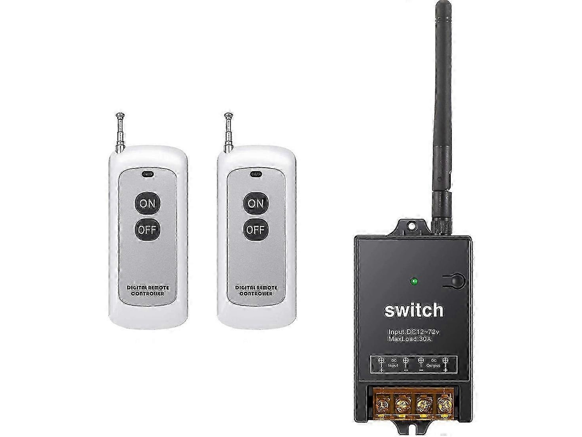 Interruptor Relé Dc 12v/24v/48v/72v 40a RF Alcance 300m_ptg