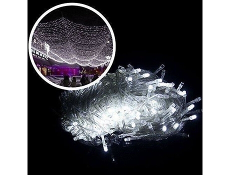 Guirlandas de LED iluminam 30M 300 LEDs com 8 modos para casamento, aniversário, árvore de Natal, decoração externa e interna branca KATOOM