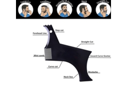 Guia De Barba Modelador Ideal Para Estilizar E Modelar Com Qualquer Navalha Other