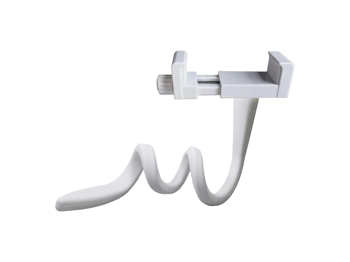 Tripé Universal para Câmera de Bebê, Branco, Silicone Flexível AQUAFORGE