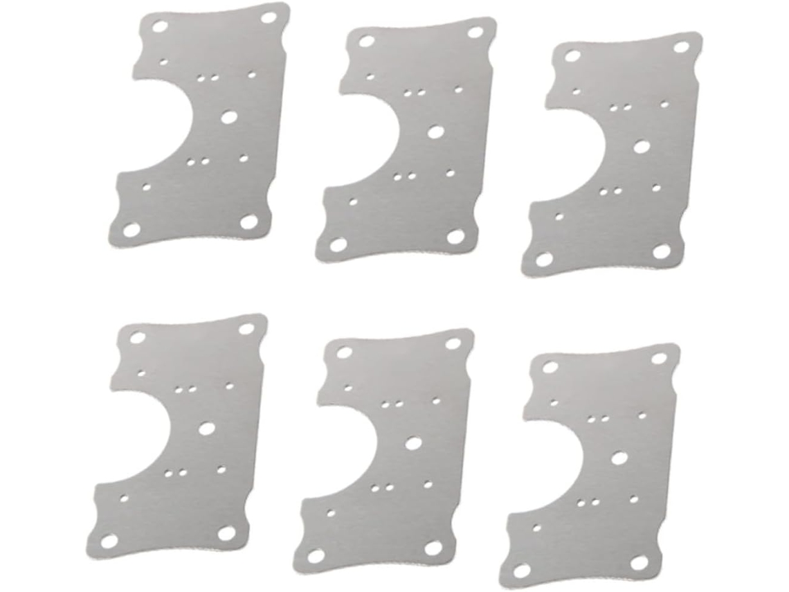Placas De Reparo Para Armário Em Aço À Ferrugem E Alta (6 Peças).
