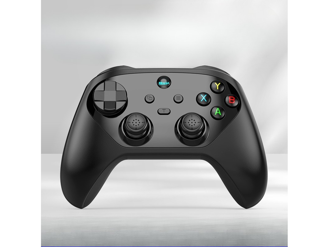 Controle de jogos Bluetooth com vibração dupla Hall, compatível com Switch, PC, Android e iOS, preto HEXINYIGJLY