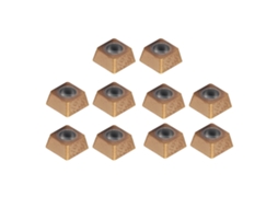 Conjunto De Inserts Laxiscreed Para Torneamento E Fresamento Com Carvão, Alta Performance Em Usinagem
