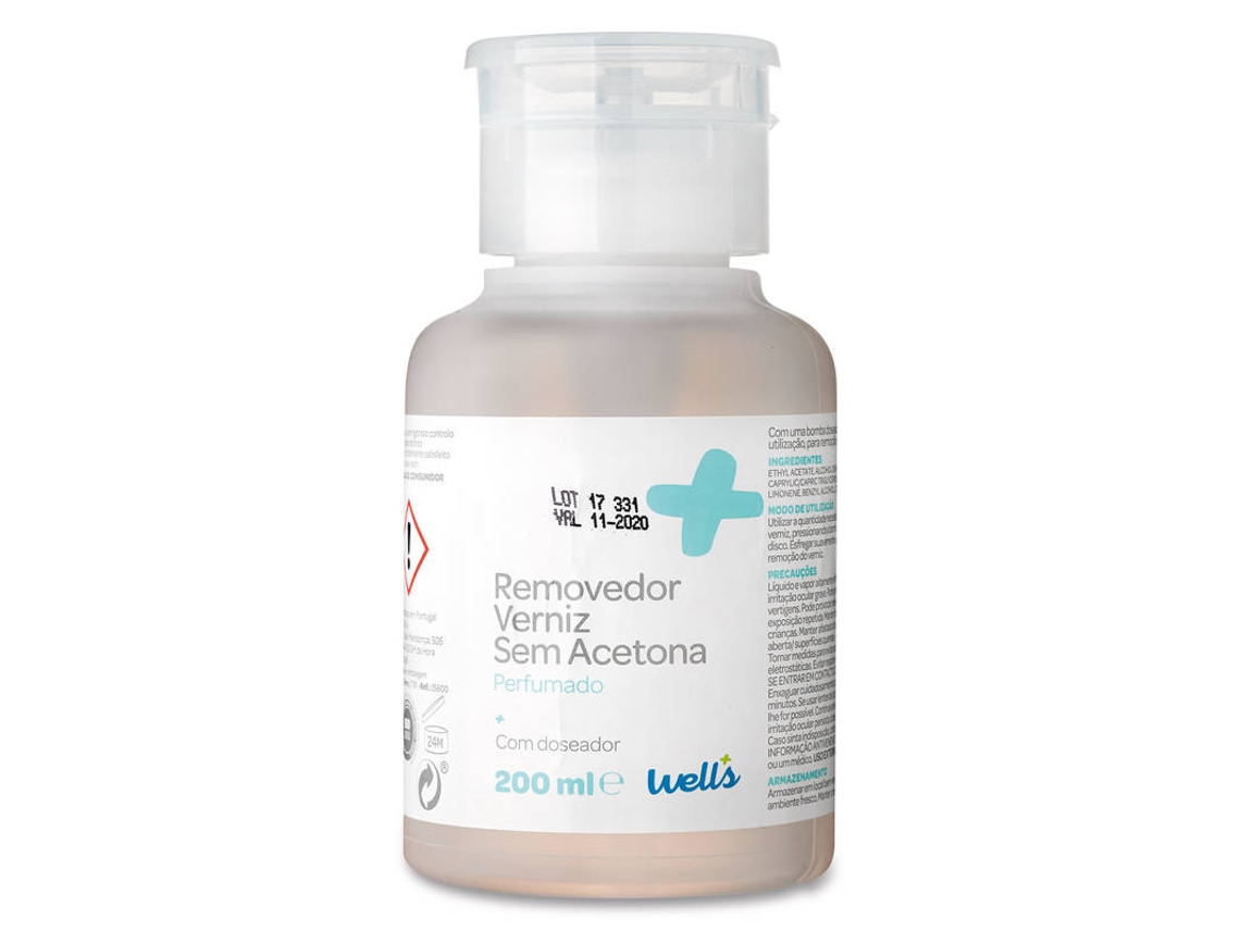 Removedor Verniz Sem Acetona WELLS
