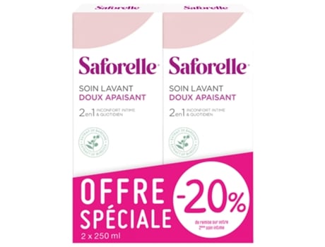 Cuidado de Limpeza Suave Lote de 2 X 250 Ml SAFORELLE